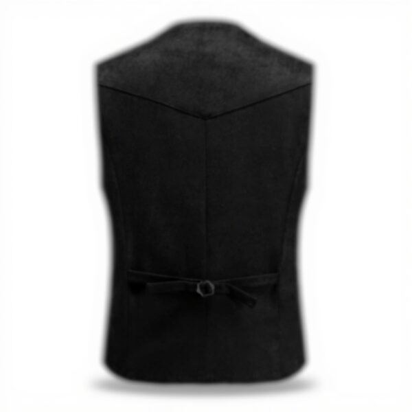 Allthemen Mens Suede Vest Vintage Retro Sleeveless Slim Fit