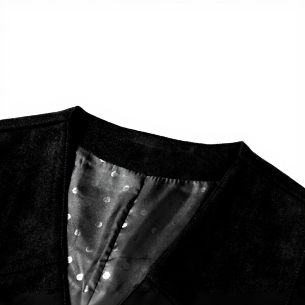 Allthemen Mens Suede Vest Vintage Retro Sleeveless Slim Fit