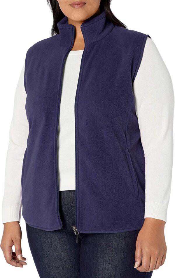 Gilet polaire femme Amazon Essentials sans manches coupe-3