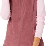 Gilet Polaire Femme Amazon Essentials Coupe Classique Bleu-0