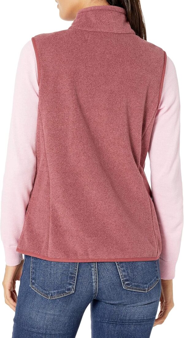 Gilet Polaire Femme Amazon Essentials Coupe Classique Bleu-1