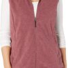 Gilet Polaire Femme Amazon Essentials Coupe Classique Bleu-4