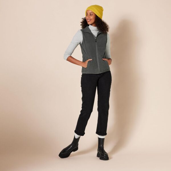 Gilet polaire femme Amazon Essentials coupe classique sans-3