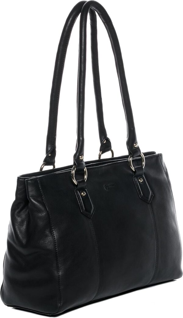 Sac à main BACCINI Noell Cuir véritable porté épaule femme-1
