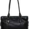 Sac à main BACCINI Noell Cuir véritable porté épaule femme-0