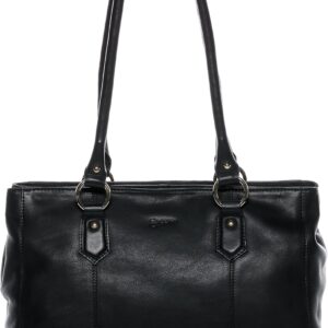 Sac à main BACCINI Noell Cuir véritable porté épaule femme-0