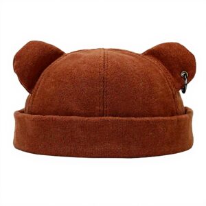 Bonnet ours oreilles xinrishe coton chaud unisexe hiver