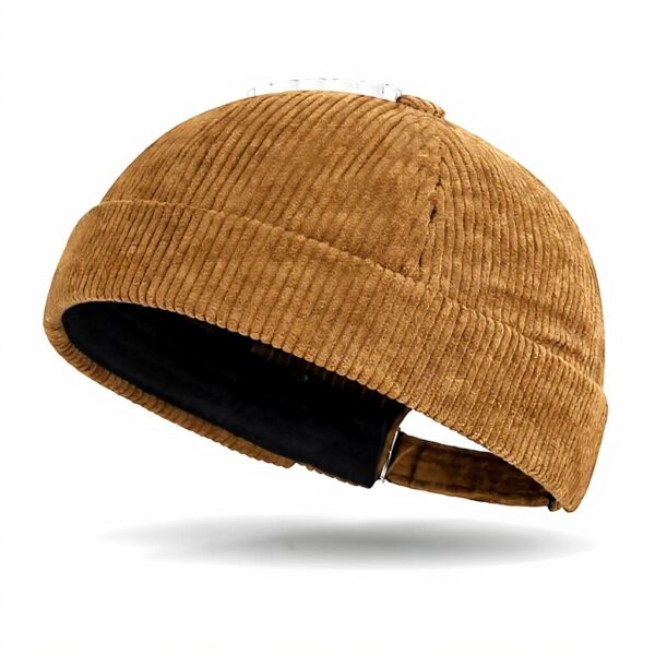 Bonnet Docker Unisexe Ericetion Rétro Velours Côtelé