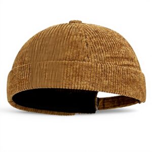 Bonnet Docker Unisexe Ericetion Rétro Velours Côtelé