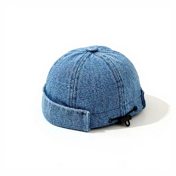 Casquette Docker Enfant Coton Rétro HiyyFloy Bleu