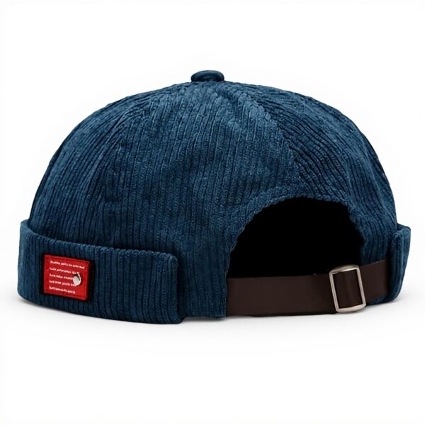 Casquette docker homme sans bord réglable bonnet rétro femme