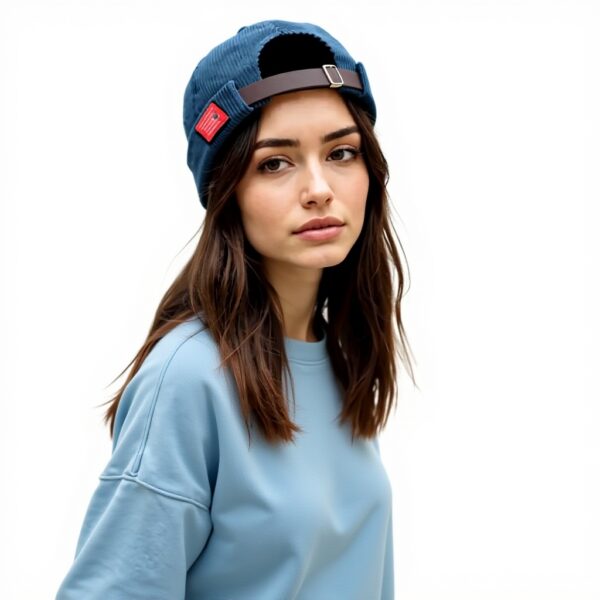 Casquette docker homme sans bord réglable bonnet rétro femme