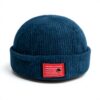 Casquette docker homme sans bord réglable bonnet rétro femme