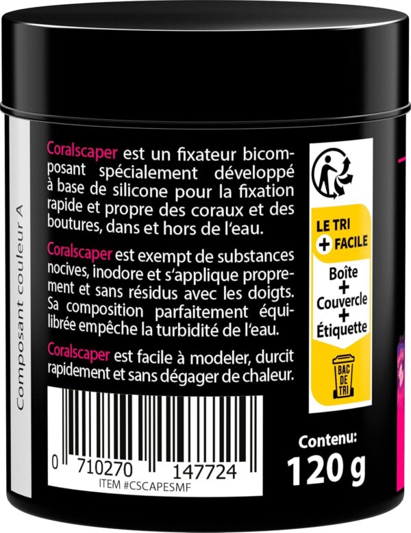 Fixateur coraux aquarium marin ARKA silicone durable sous-1