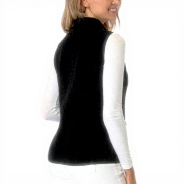 Gilet polaire femme sans manches chaud léger poches