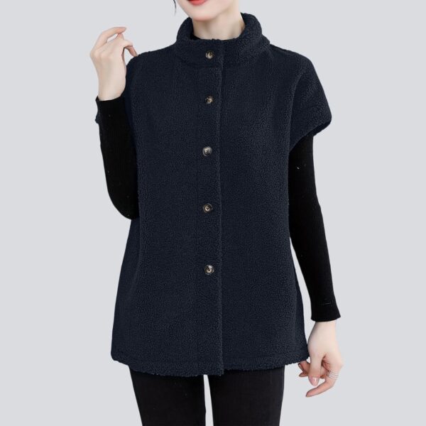 Gilet sans manches femme polaire chaud mode hiver Générique-1