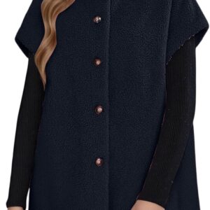 Gilet sans manches femme polaire chaud mode hiver Générique-0