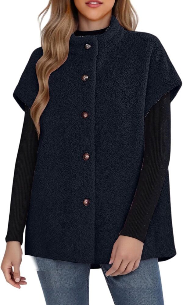 Gilet sans manches femme polaire chaud mode hiver Générique-0