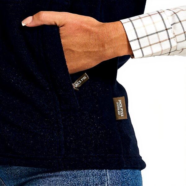 Gilet sans manches Jack Pyke polaire femme bleu marine olive