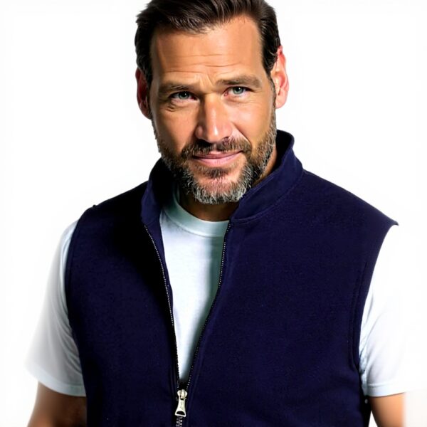 Gilet polaire homme JP 1880 léger chaud coupe large