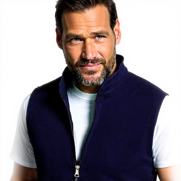 Gilet polaire JP 1880 grandes tailles col montant poches