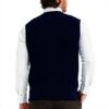 Gilet homme coton col V tricot torsadé sans manches Kallspin
