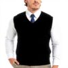 Gilet homme coton col V tricot torsadé sans manches Kallspin