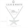 Collier coquillage femme LILIEampWHITE design marin