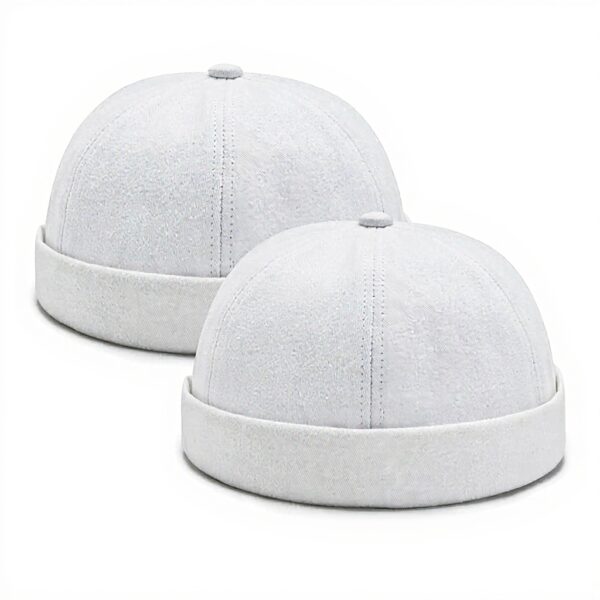 Casquette Docker sans Visière Malaxlx Coton Rétro Homme