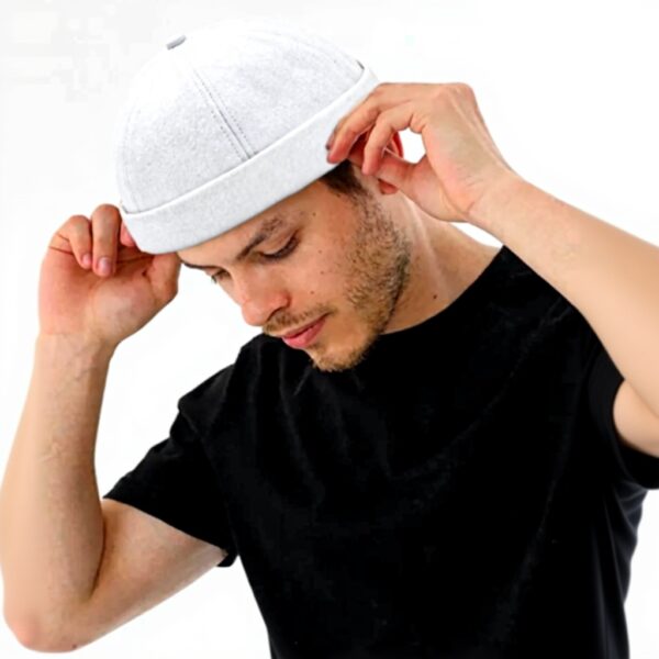 Casquette Docker sans Visière Malaxlx Coton Rétro Homme