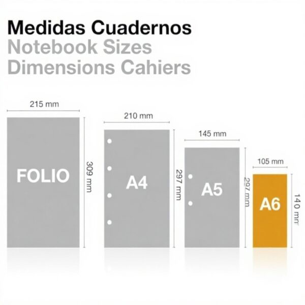Cahier A6 Miquelrius quadrillé 5mm 100 feuilles bleu marine