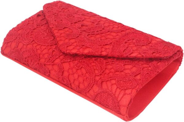 Pochette dentelle femme Fioeyr sac fête mariage élégant-2