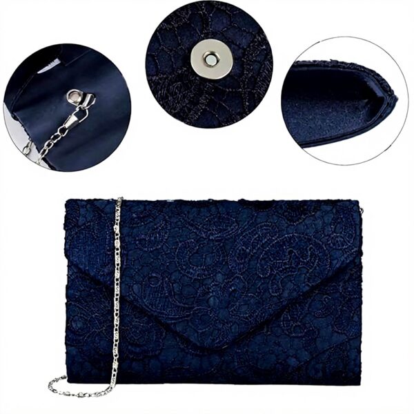 Pochette dentelle femme Fioeyr sac main fêtes mariages