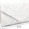 Pochette dentelle femme Fioeyr sac main fêtes mariages-1