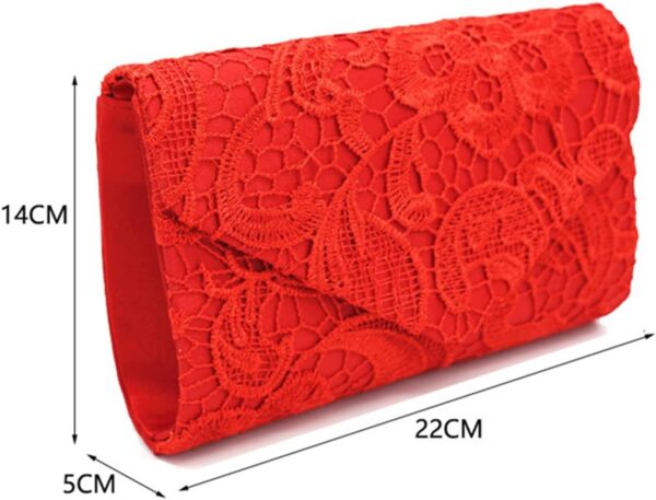 Pochette dentelle femme Fioeyr sac fête mariage élégant-1