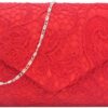 Pochette dentelle femme Fioeyr sac fête mariage élégant-0