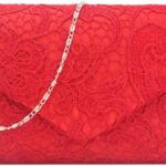 Pochette dentelle femme Fioeyr sac fête mariage élégant-0