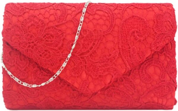 Pochette dentelle femme Fioeyr sac fête mariage élégant-0