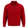 Pull velours côtelé homme col zippé confortable Generic