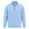 Pull velours côtelé homme col zippé confortable Generic