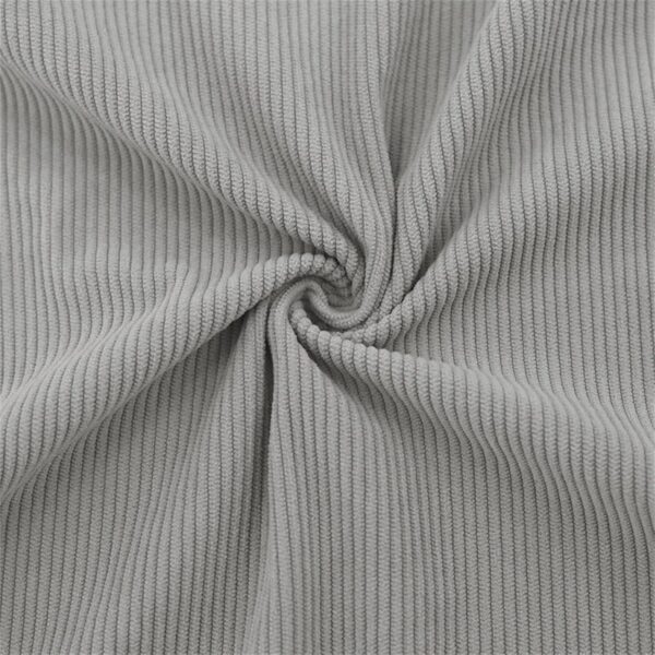 Pull velours côtelé homme col zippé confortable Generic-3