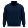 Pull velours côtelé homme col zippé Generic confortable