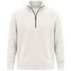 Sweatshirt homme velours côtelé col zippé confortable
