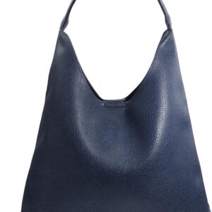 Sac hobo femme cuir végétalien souple sac fourre-tout-0