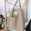 Sac hobo femme cuir végétalien souple HOXIS sac à main-2