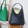 Sac hobo femme cuir végétalien souple sac fourre-tout-2