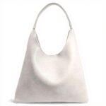 Sac hobo femme cuir végétalien souple Hoxis beige bleu noir