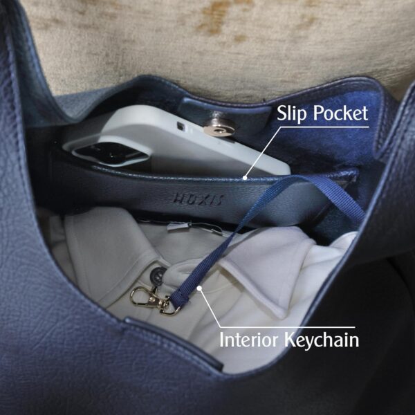 Sac hobo femme cuir végétalien souple sac fourre-tout-5