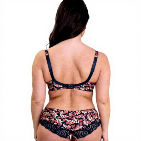 Shorty Sans Complexe Amelie Print dentelle microfibre femme