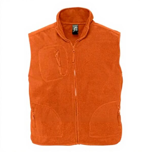 Gilet Polaire SolS Norway sans Manche Col Montant